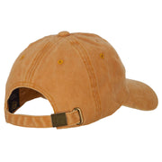 Candy Corn Embroidered Unstructured Cotton Cap