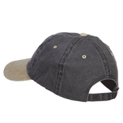 US Navy Retired Military Embroidered Two Tone Cap