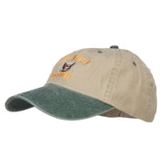 US Navy Retired Military Embroidered Two Tone Cap