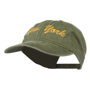 New York State Embroidered Washed Cap