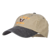 US Navy Retired Military Embroidered Two Tone Cap