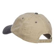 US Navy Retired Military Embroidered Two Tone Cap