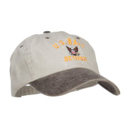 US Navy Retired Military Embroidered Two Tone Cap