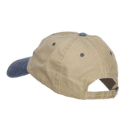 US Navy Retired Military Embroidered Two Tone Cap