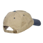 US Navy Retired Military Embroidered Two Tone Cap