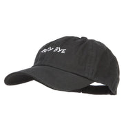 Boy Bye Embroidered Low Cap