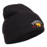 Yosemite National Park Embroidered Short Beanie