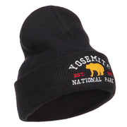 Yosemite National Park Embroidered Long Beanie