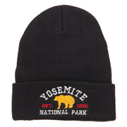 Yosemite National Park Embroidered Long Beanie