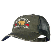 Yosemite National Park Embroidered Low Profile Mesh Cap