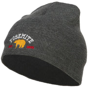 Yosemite National Park Embroidered Short Beanie