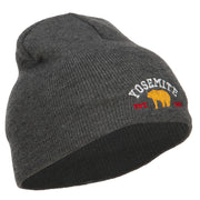 Yosemite National Park Embroidered Short Beanie