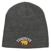 Yosemite National Park Embroidered Short Beanie