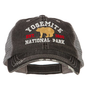 Yosemite National Park Embroidered Low Profile Mesh Cap