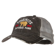 Yosemite National Park Embroidered Low Profile Mesh Cap