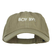 Boy Bye Embroidered Low Cap