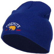 Yosemite National Park Embroidered Short Beanie