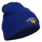 Yosemite National Park Embroidered Short Beanie