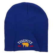 Yosemite National Park Embroidered Short Beanie