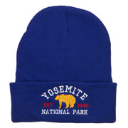 Yosemite National Park Embroidered Long Beanie