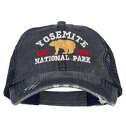 Yosemite National Park Embroidered Low Profile Mesh Cap