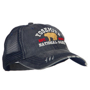 Yosemite National Park Embroidered Low Profile Mesh Cap