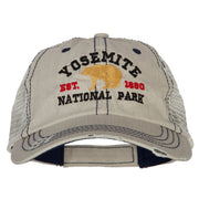 Yosemite National Park Embroidered Low Profile Mesh Cap