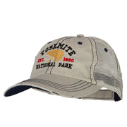 Yosemite National Park Embroidered Low Profile Mesh Cap