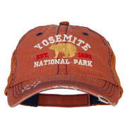 Yosemite National Park Embroidered Low Profile Mesh Cap