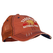 Yosemite National Park Embroidered Low Profile Mesh Cap