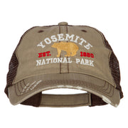 Yosemite National Park Embroidered Low Profile Mesh Cap