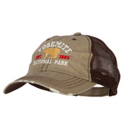 Yosemite National Park Embroidered Low Profile Mesh Cap