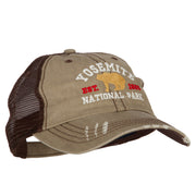 Yosemite National Park Embroidered Low Profile Mesh Cap