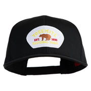 Yosemite National Park Patched Solid Cotton Twill Pro Style Cap - Black OSFM