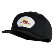 Yosemite National Park Patched Solid Cotton Twill Pro Style Cap - Black OSFM