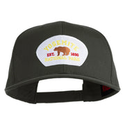 Yosemite National Park Patched Solid Cotton Twill Pro Style Cap - Charcoal OSFM