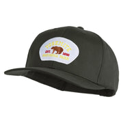 Yosemite National Park Patched Solid Cotton Twill Pro Style Cap - Charcoal OSFM