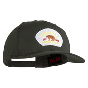 Yosemite National Park Patched Solid Cotton Twill Pro Style Cap - Charcoal OSFM
