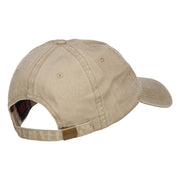 Yoga Pose Patched Washed Cap