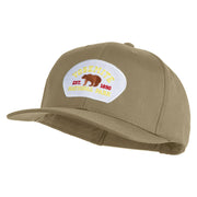 Yosemite National Park Patched Solid Cotton Twill Pro Style Cap - Khaki OSFM