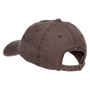 Yoga Pose Patched Washed Cap