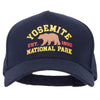 Yosemite National Park Design Heat Transfer 5 Panel Cotton Jersey Cap