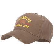 Yosemite National Park Design Heat Transfer 5 Panel Cotton Jersey Cap