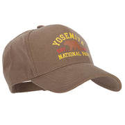 Yosemite National Park Design Heat Transfer 5 Panel Cotton Jersey Cap