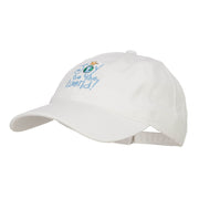 Joy to the World Embroidered Washed Cap