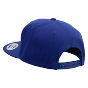 Letter B with Basketball Embroidered Wool Blend Prostyle Snapback - Royal OSFM