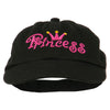 Youth Princess Embroidered Washed Chino Twill Cap