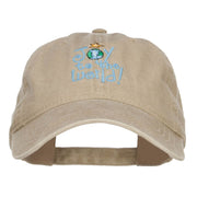 Joy to the World Embroidered Washed Cap