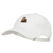 Yorkshire Terrier Embroidered Washed Cotton Twill Cap