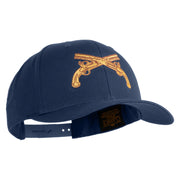 U.S. Army Military Police Insignia Embroidered Retro Cotton Blend Snapback Cap - Navy OSFM